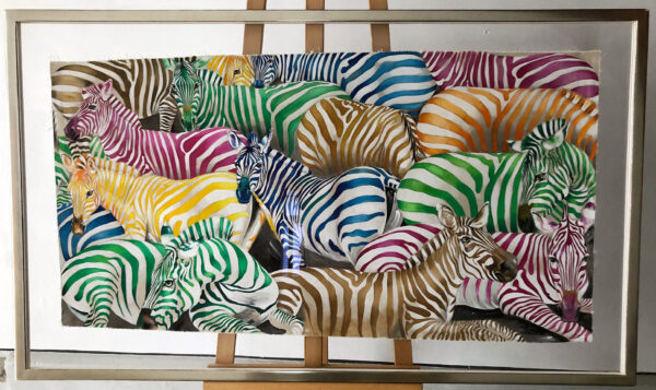 Zebraherde